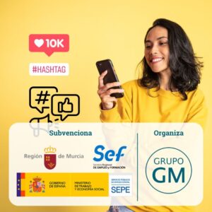 Curso de Redes Sociales Gratis - Murcia | GM Formación Profesional para el Empleo